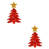 Maxbell Christmas Drop Earrings Trendy Decor for Dating Christmas Gift Birthday Gift red