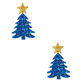 Maxbell Christmas Drop Earrings Trendy Decor for Dating Christmas Gift Birthday Gift blue