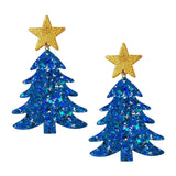 Maxbell Christmas Drop Earrings Trendy Decor for Dating Christmas Gift Birthday Gift blue