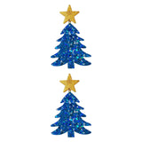 Maxbell Christmas Drop Earrings Trendy Decor for Dating Christmas Gift Birthday Gift blue