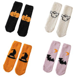 Maxbell Slipper Grip Soft Socks Casual Womens Fuzzy Socks for Friends Birthday Lover Black