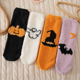 Maxbell Slipper Grip Soft Socks Casual Womens Fuzzy Socks for Friends Birthday Lover Black