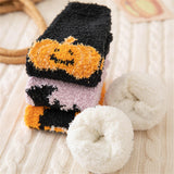 Maxbell Slipper Grip Soft Socks Casual Womens Fuzzy Socks for Friends Birthday Lover Black