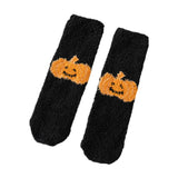 Maxbell Slipper Grip Soft Socks Casual Womens Fuzzy Socks for Friends Birthday Lover Black