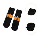 Maxbell Slipper Grip Soft Socks Casual Womens Fuzzy Socks for Friends Birthday Lover Black