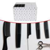 Maxbell Salon Hairdressing Scissors Rack Hair Stylist Shears Stand for Brushes Clips white