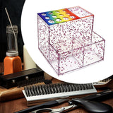 Maxbell Shear Holder Professional Salon Scissors Holder Rack for Clips Brushes Combs
