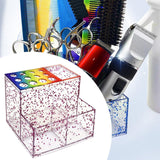 Maxbell Shear Holder Professional Salon Scissors Holder Rack for Clips Brushes Combs