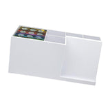 Maxbell Hair Stylist Scissors Container Professional for Combs Hairstyling Hair Home white