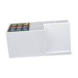 Maxbell Hair Stylist Scissors Container Professional for Combs Hairstyling Hair Home white