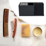 Maxbell Hair Stylist Scissors Container Professional for Combs Hairstyling Hair Home black