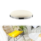 Maxbell Barstool Replacement Seat Cushion Easy Installation Salon Bar Stool Seat Top white