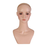 Female Mannequin Head Display Stand Cosmetology for Glasses Cap Hair Styling