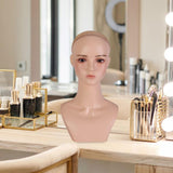 Female Mannequin Head Display Stand Cosmetology for Glasses Cap Hair Styling