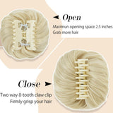 Maxbell Messy Hair Circle Elastic Bun Scrunchies for Women Girls Adding Bun Fullness