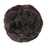 Maxbell Messy Hair Circle Elastic Bun Scrunchies for Women Girls Adding Bun Fullness