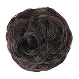 Maxbell Messy Hair Circle Elastic Bun Scrunchies for Women Girls Adding Bun Fullness