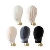 Mannequin Head Model Wall Mount Wig Holder for Hats Shopping Mall Barbershop Beige linen