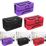 Maxbell Makeup Bag Makeup Artist Must Haves Makeup Case for Girl Women Makeup Artist purple
