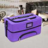 Maxbell Makeup Bag Makeup Artist Must Haves Makeup Case for Girl Women Makeup Artist purple