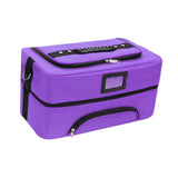 Maxbell Makeup Bag Makeup Artist Must Haves Makeup Case for Girl Women Makeup Artist purple