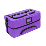 Maxbell Makeup Bag Makeup Artist Must Haves Makeup Case for Girl Women Makeup Artist purple