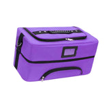 Maxbell Makeup Bag Makeup Artist Must Haves Makeup Case for Girl Women Makeup Artist purple