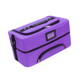 Maxbell Makeup Bag Makeup Artist Must Haves Makeup Case for Girl Women Makeup Artist purple