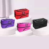 Maxbell Makeup Bag Makeup Artist Must Haves Makeup Case for Girl Women Makeup Artist purple