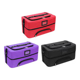 Maxbell Makeup Bag Makeup Artist Must Haves Makeup Case for Girl Women Makeup Artist purple