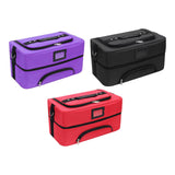 Maxbell Makeup Bag Makeup Artist Must Haves Makeup Case for Girl Women Makeup Artist purple