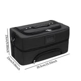 Maxbell Makeup Bag Makeup Artist Must Haves Makeup Case for Girl Women Makeup Artist black