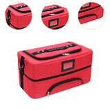 Maxbell Makeup Bag Makeup Artist Must Haves Makeup Case for Girl Women Makeup Artist pink