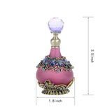 Maxbell Perfume Bottle Glass Portable Refillable Empty Bottle for Girls Ladies Women pink