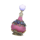 Maxbell Perfume Bottle Glass Portable Refillable Empty Bottle for Girls Ladies Women pink