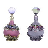 Maxbell Perfume Bottle Glass Portable Refillable Empty Bottle for Girls Ladies Women pink