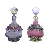 Maxbell Perfume Bottle Glass Portable Refillable Empty Bottle for Girls Ladies Women pink