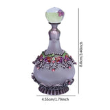 Maxbell Perfume Bottle Glass Portable Refillable Empty Bottle for Girls Ladies Women violet