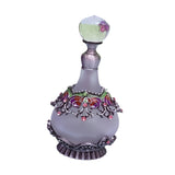 Maxbell Perfume Bottle Glass Portable Refillable Empty Bottle for Girls Ladies Women violet