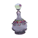 Maxbell Perfume Bottle Glass Portable Refillable Empty Bottle for Girls Ladies Women violet