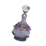 Maxbell Perfume Bottle Glass Portable Refillable Empty Bottle for Girls Ladies Women violet