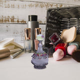 Maxbell Perfume Bottle Glass Portable Refillable Empty Bottle for Girls Ladies Women violet