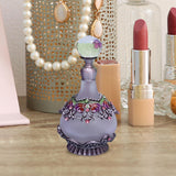 Maxbell Perfume Bottle Glass Portable Refillable Empty Bottle for Girls Ladies Women violet