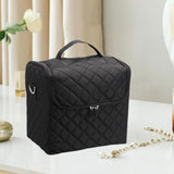 Maxbell Travel Makeup Bag Tote Cosmetic Organizer Case for Travel Outdoor Activities Matte Black