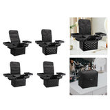 Maxbell Travel Makeup Bag Tote Cosmetic Organizer Case for Travel Outdoor Activities Matte Black