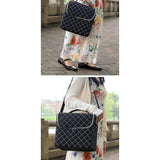 Maxbell Travel Makeup Bag Tote Cosmetic Organizer Case for Travel Outdoor Activities White Zipper