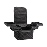 Maxbell Travel Makeup Bag Tote Cosmetic Organizer Case for Travel Outdoor Activities White Zipper