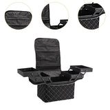 Maxbell Travel Makeup Bag Tote Cosmetic Organizer Case for Travel Outdoor Activities White Zipper