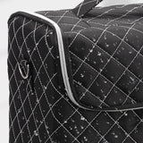 Maxbell Travel Makeup Bag Tote Cosmetic Organizer Case for Travel Outdoor Activities White Zipper