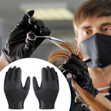 Maxbell 2x Hairdressing Gloves Five Finger Portable for Locks Wave Hair Hair Styling